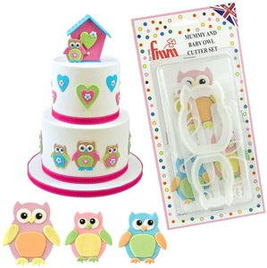 Cutter - Mother and Baby Owl - FMM