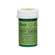 Colourings - 25g Sugarflair concentrated paste - GREENS