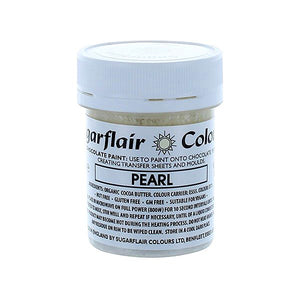 Colouring -Sugarflair Chocolate Colouring paste - Pearl 35g