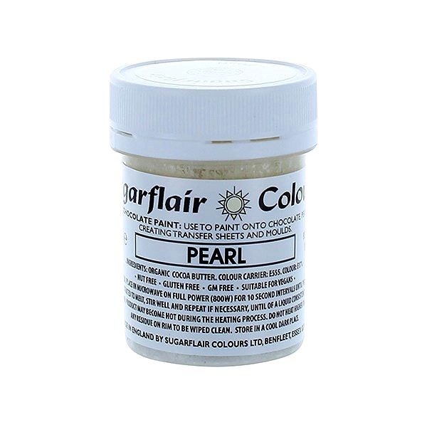 Colouring -Sugarflair Chocolate Colouring paste - Pearl 35g