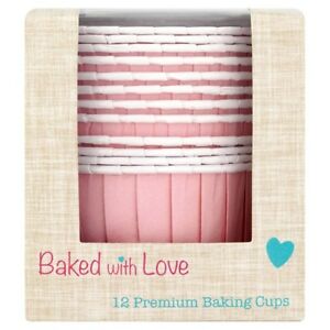 Cupcake Cases - Pink Baking Cups -24 pack