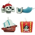 Candles - Pirate Theme pack of four