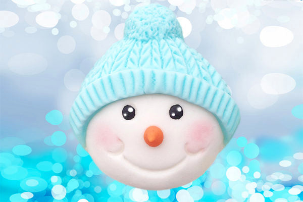 Mould - Karen Davies - Snowman cupcake topper