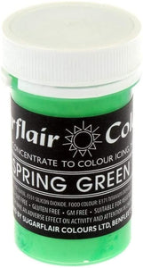 Colourings - 25g Sugarflair concentrated paste - GREENS