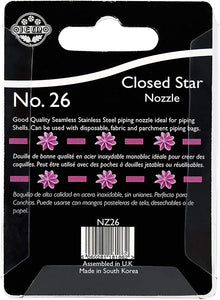 Piping Nozzle - Jem closed star