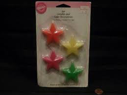Candles - Coloured Stars - Various
